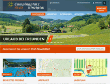 Tablet Screenshot of campingplatz-kinzigtal.de